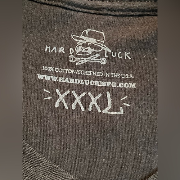Hard Luck Black Short Sleeves T-Shirt - Picture 3 of 4
